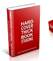 Thick Hard Cover Book Standing